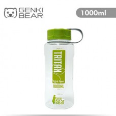 GENKI BEAR彩遊Tritan運動水壺1000ml-綠色