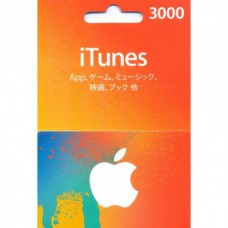 iTunes Gift Card 3000 YEN
